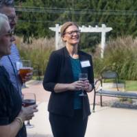 faculty all having a good discussion